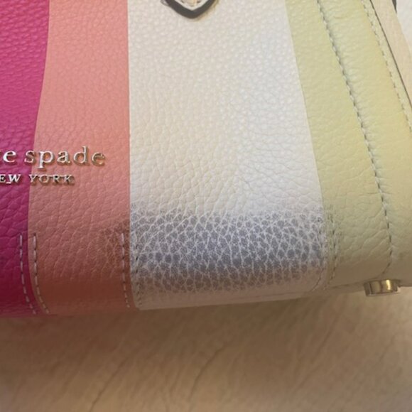 Kate Spade Multi-Stripe Small Crossbody Purse - Picture 13 of 14